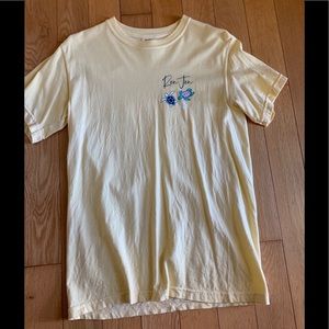 pastel yellow ron jon surf tee